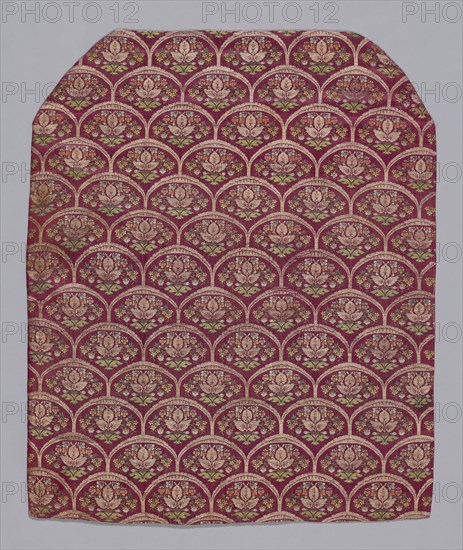 Panel (Dress Fabric), Iran, 18th century. Creator: Unknown.