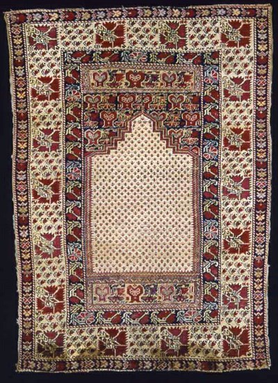 Prayer Carpet, Turkey, 1875/1900. Creator: Unknown.