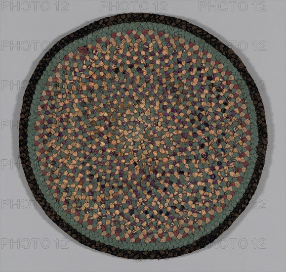 Braided Rug, United States, late 19th century. Creator: Unknown.