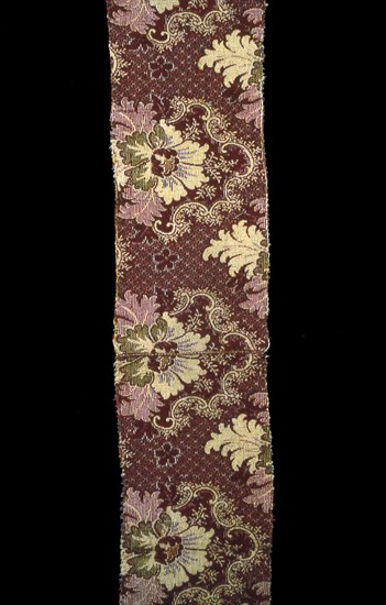 Carpet Fragment, United States, 1870s. Creator: Unknown.