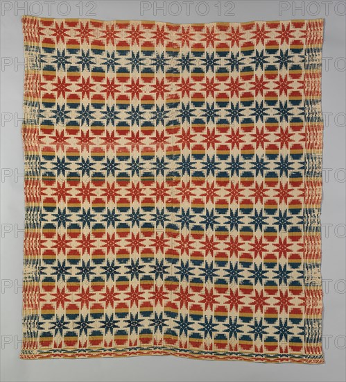 Coverlet, Pennsylvania, 1820/40. Creator: Unknown.