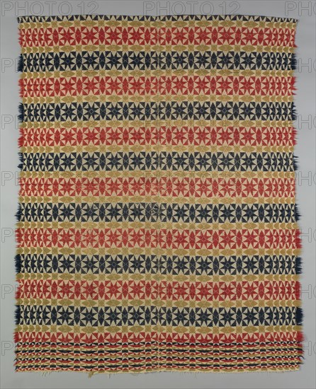 Coverlet, Pennsylvania, 1820/40. Creator: Unknown.