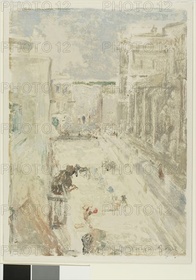 Street in Seville, 1905. Creator: Charles Conder.