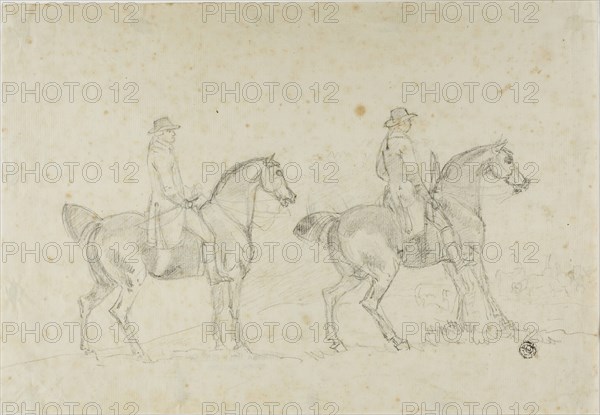 Two Riders, n.d. Creator: Sawrey Gilpin.