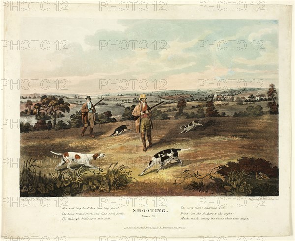 Shooting: Verse 3, 1819. Creator: Thomas Sutherland.