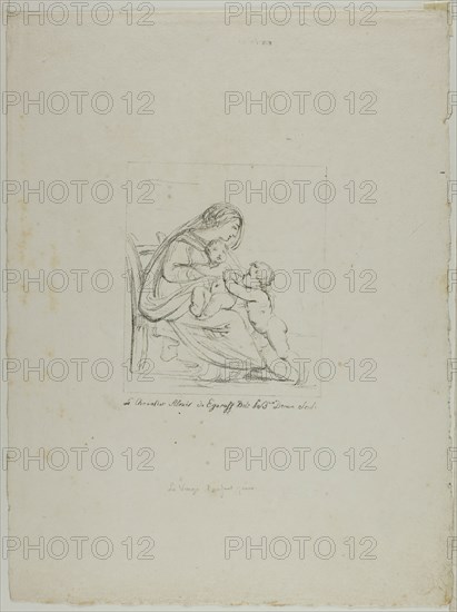 Seated Virgin, 1817–20. Creator: Vivant Denon.