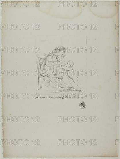 Seated Virgin, 1817–20. Creator: Vivant Denon.