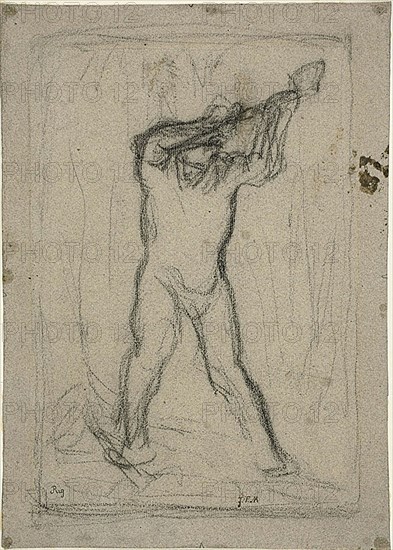 The Woodchopper, c. 1848–1850. Creator: Jean Francois Millet.