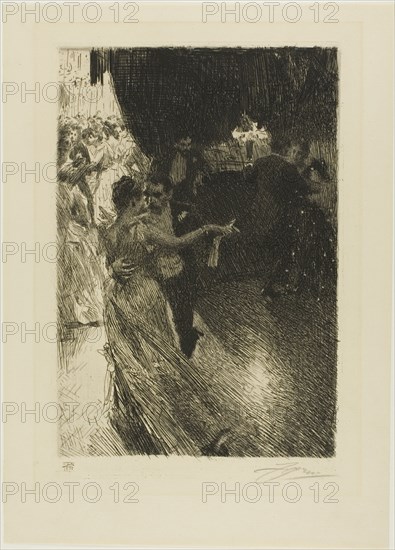 The Waltz, 1891. Creator: Anders Leonard Zorn.