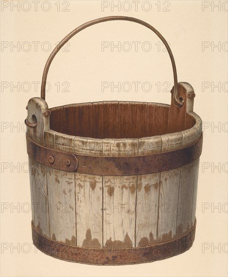 Bucket, c. 1940. Creator: Edward Bashaw.