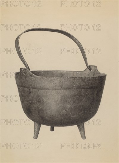 Kettle, c. 1940. Creator: Maurice Van Felix.