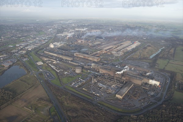 Scunthorpe Steel Works, North Lincolnshire, 2016. Creator: Dave MacLeod.