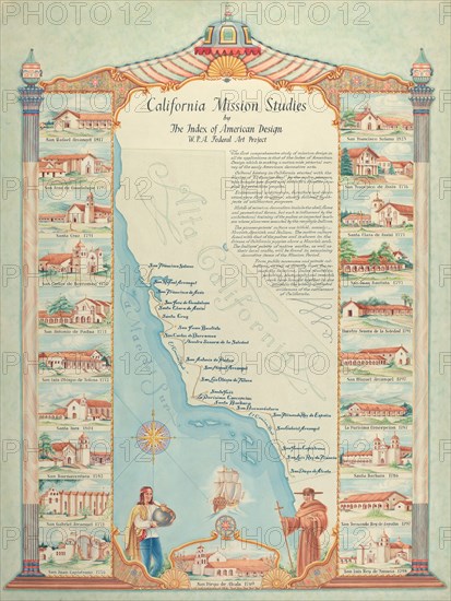 Map, 1935/1942. Creator: Hal Blakeley.