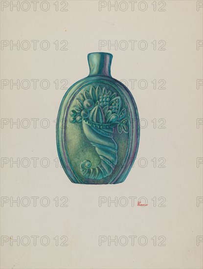 Flask, c. 1941. Creator: Hal Blakeley.