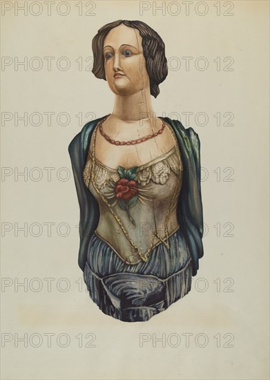 Figurehead: "Emma", c. 1938. Creator: Molly Bodenstein.