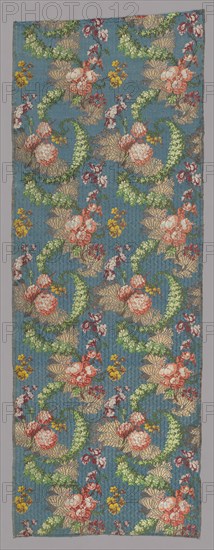 Length of Woven Silk, France, 1735-45. Creator: Design in the Style of Jean Baptiste Pillement.