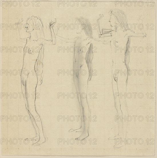 Study for Day (Truth), 1896/98. Creator: Ferdinand Hodler.