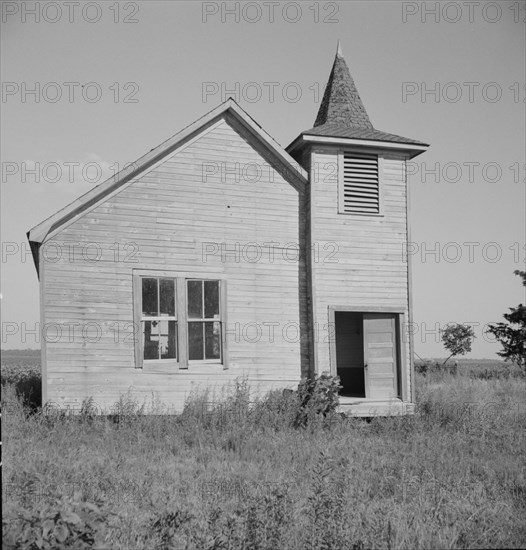 Church on the Aldridge Plantation near Leland, Mississippi, 1937. Creator: Dorothea Lange.