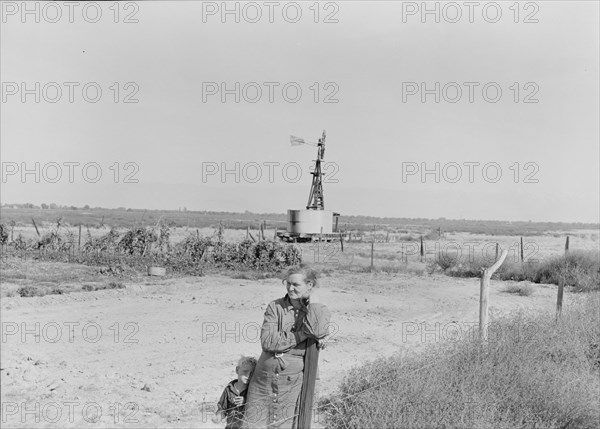 Rural rehabilitation client assisted by the FSA...Tulare County, California, 1938. Creator: Dorothea Lange.