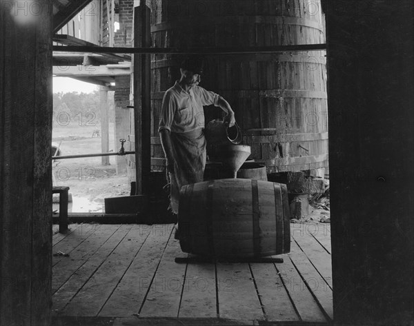 Turpentine "stiller" near Valdosta, Georgia, 1937. Creator: Dorothea Lange.