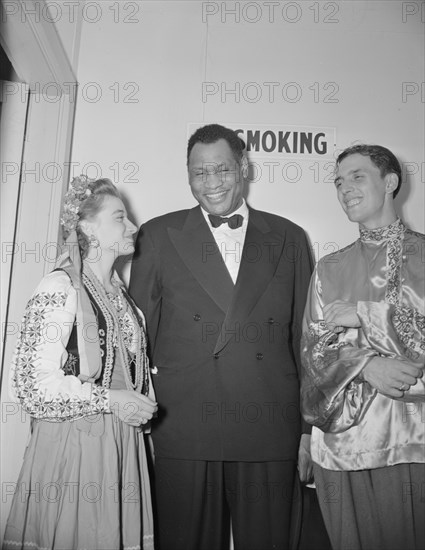 Russian war anniversary benefit at the Watergate, Washington, D.C., 1942. Creator: Gordon Parks.