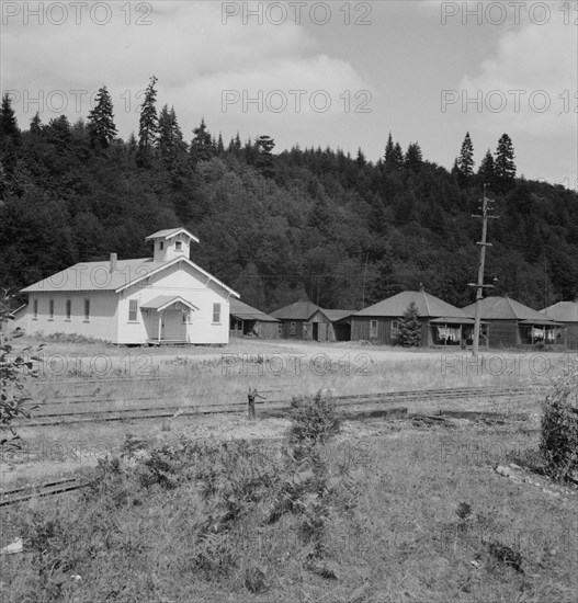 Possibly: The church closed when the mill..., Malone, Grays Harbor County, Western Washington, 1939. Creator: Dorothea Lange.