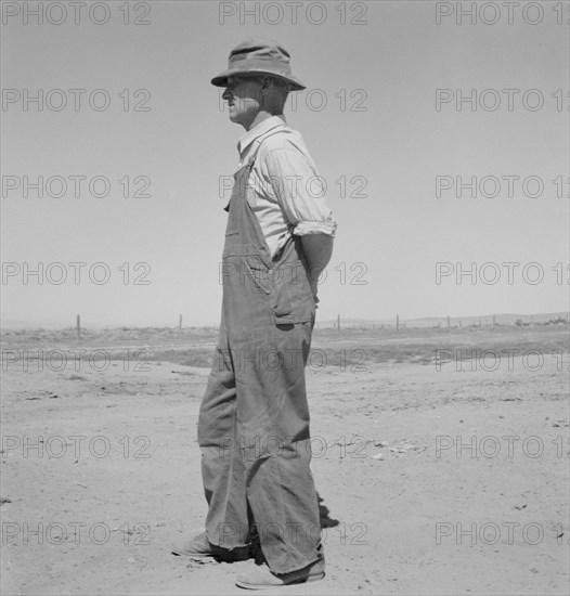 Possibly: Chris Ament, German-Russian dry land wheat farmer, who survived...Columbia Basin, 1939. Creator: Dorothea Lange.