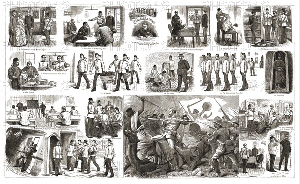 ''Through the Ranks to a Commission', 1888. Creator: Unknown.