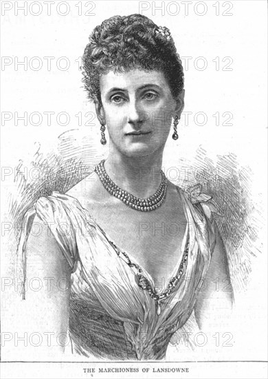 ''The Marchioness of Lansdowne', 1888. Creator: Unknown.