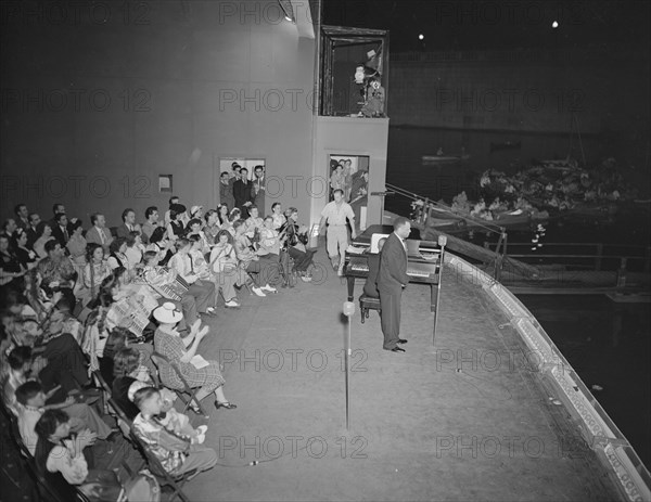 Russian war anniversary benefit at the Watergate, Washington, D.C., 1942. Creator: Gordon Parks.