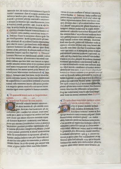 Folio Thirteen from Burchard of Sion's De locis ac mirabilibus mundi, or an Illuminated..., c. 1460. Creator: Burchard of Mount Sion.