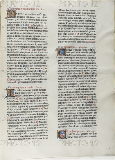 Folio Nineteen from Burchard of Sion's De locis ac mirabilibus mundi, or an Illuminated..., c. 1460. Creator: Burchard of Mount Sion.