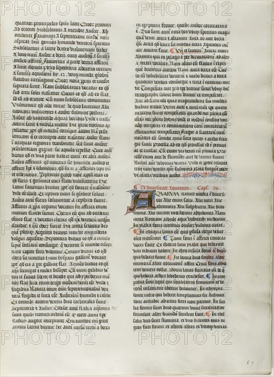 Folio Nine from Burchard of Sion's De locis ac mirabilibus mundi, or an Illuminated Geo..., c. 1460. Creator: Burchard of Mount Sion.