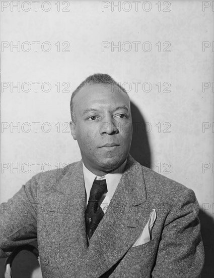 [Untitled negative showing a portrait of A. Philip Randolph, labor leader, Washington, D.C. ].