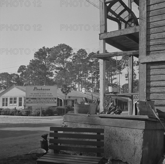 Daytona Beach, Florida. Low rent housing erected to make better living conditions available.