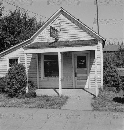 Western Washington, Thurston County, Tenino. On main street in center of town.