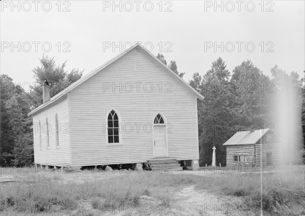 Negro Baptist church. Bushy Fork, North Carolina.