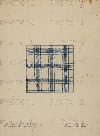 Piece of Handwoven Linen, c. 1937.