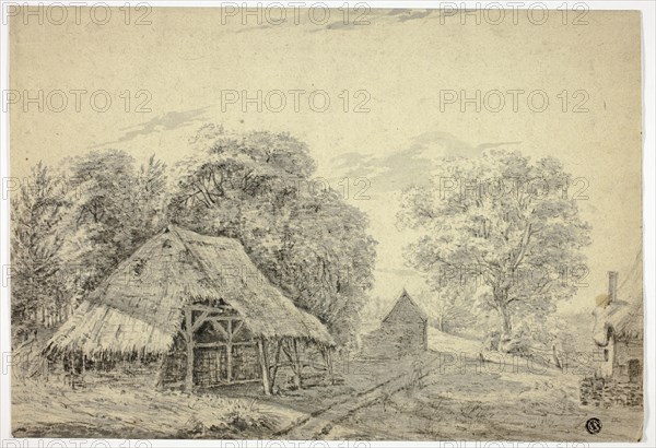 Thatched Shed on Farm, n.d.