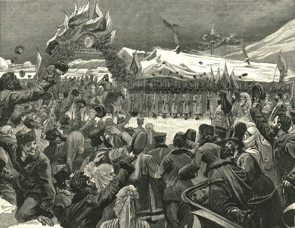 'The Entry of Prince Alexander into Sofia, Dec 26th.', 1886. Creator: Unknown.