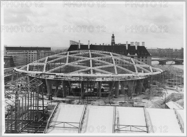 Dome of Discovery, Festival of Britain, South Bank, Lambeth, London, 1950. Creator: Festival of Britain Office.