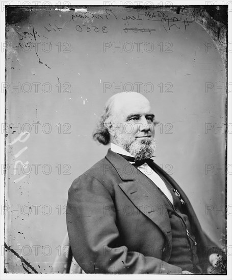 Samuel Clarke Pomeroy of Kansas, between 1860 and 1875. Creator: Unknown.