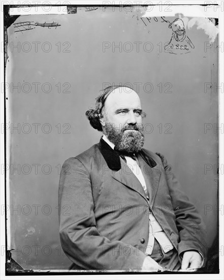 Samuel C. Pomeroy of Kansas, between 1865 and 1880. Creator: Unknown.