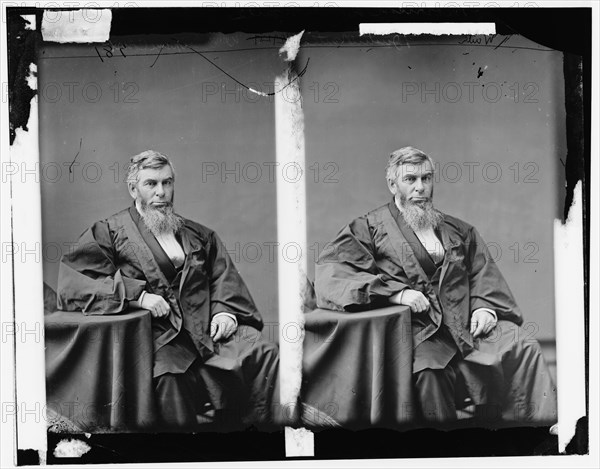 Chief Justice Morrison R. Waite, 1865-1880. Creator: Unknown.