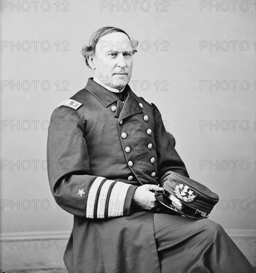 Admiral Farragut, between 1855 and 1865. Creator: Unknown.