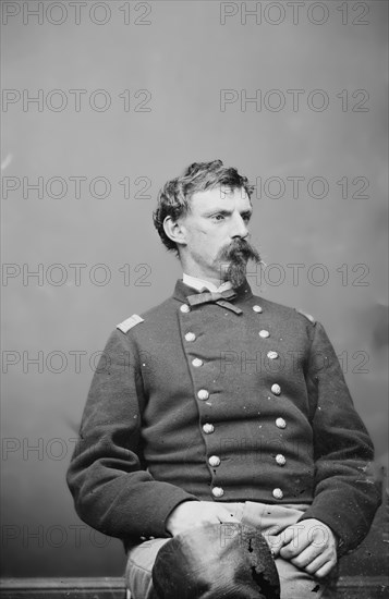 Major J.E. Hamlin, US Army, between 1855 and 1865. Creator: Unknown.