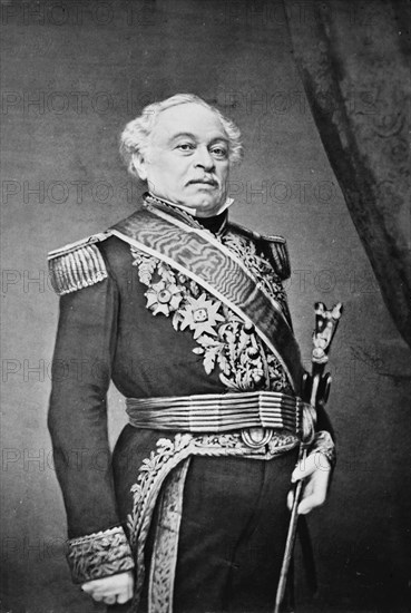 General Paez, between 1855 and 1865. Creator: Unknown.