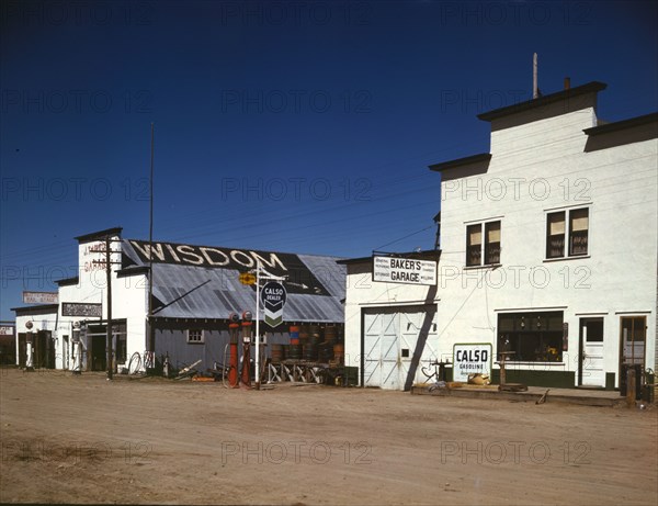 Wisdom, Montana, 1942. Creator: John Vachon.