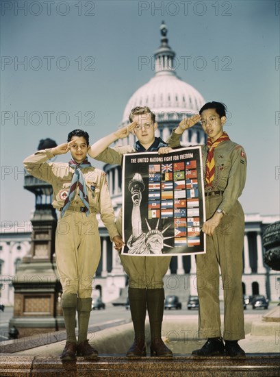 United Nations Fight for Freedom..., 1943. Creator: John Rous.