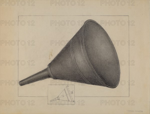 Funnel, c. 1936.